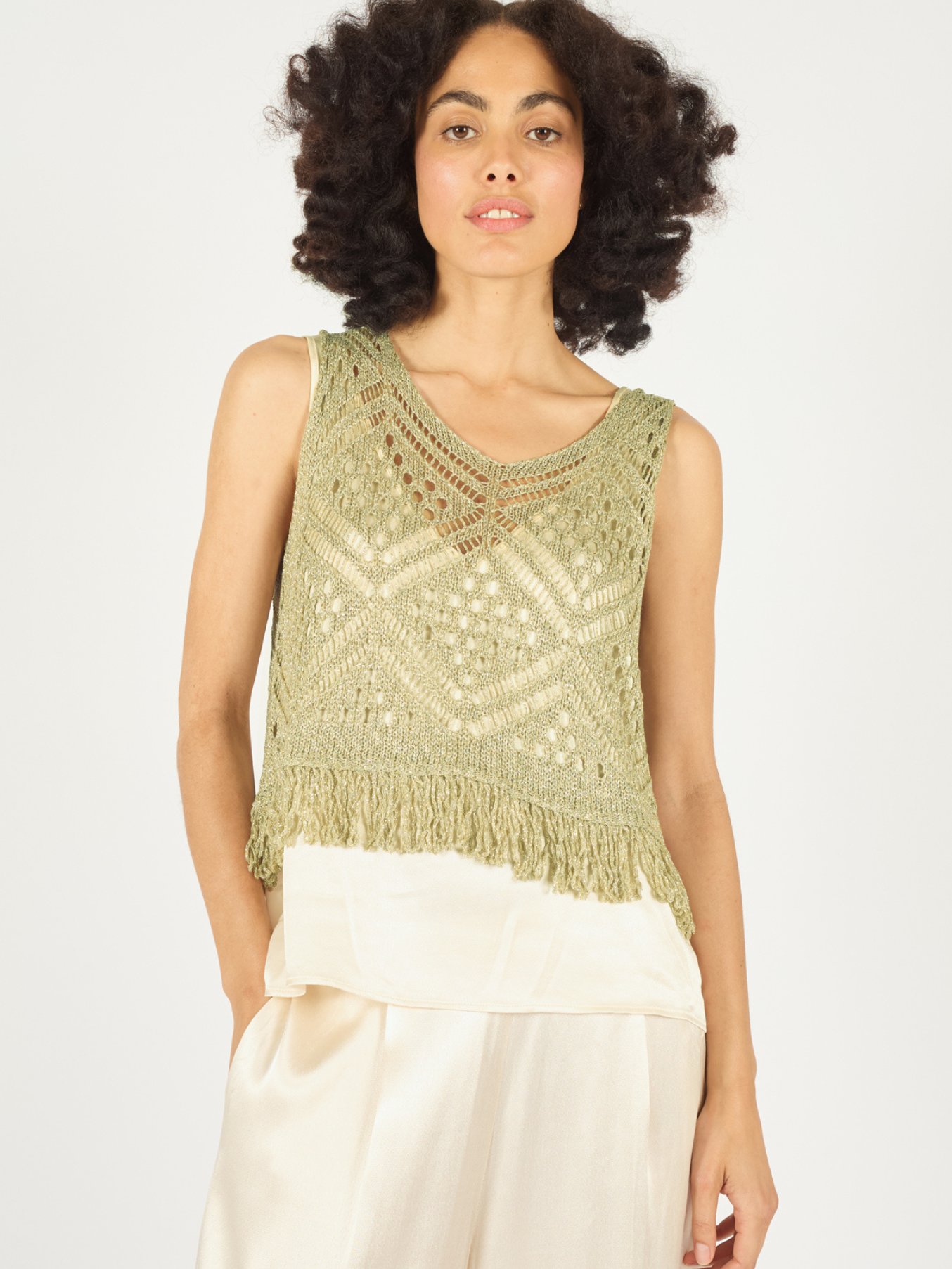 Black Crochet Bella Top