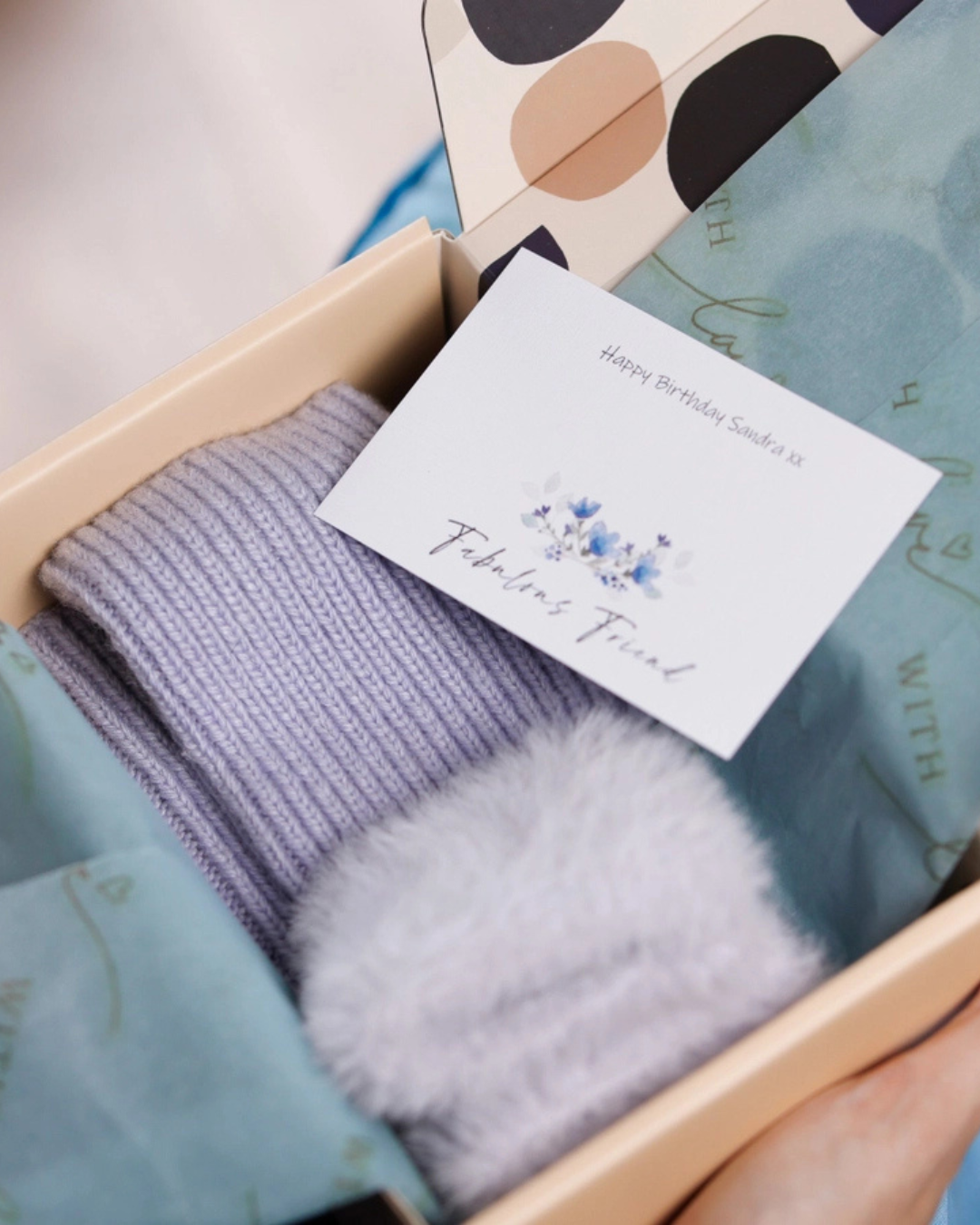 Blush Pink Alpaca Fingerless Gloves with Fluffy Cuffs