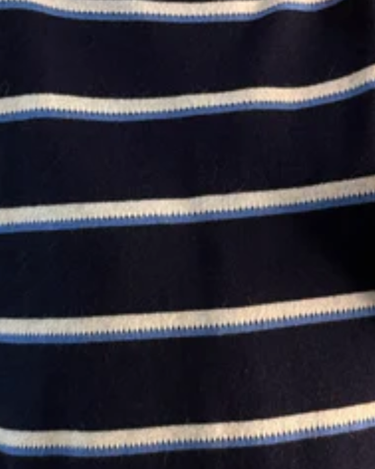 Coral Stripe Merino/Cashmere Mix Knit