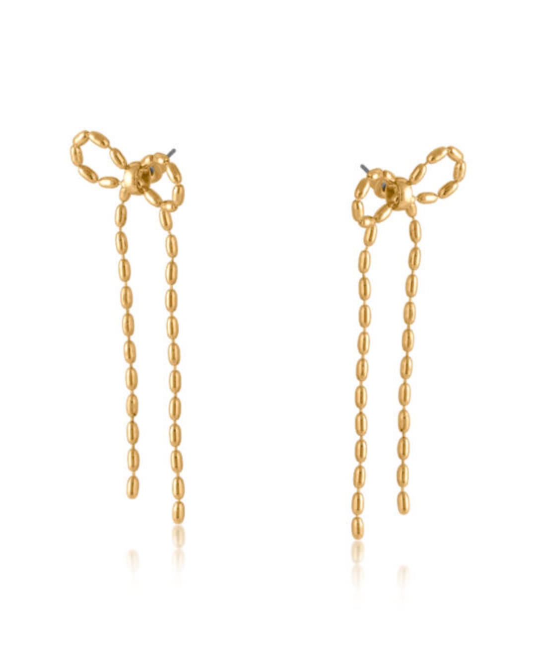 Gold Marina Bow Chain Necklace