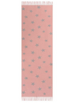 Pink & Grey Star Print Scarf