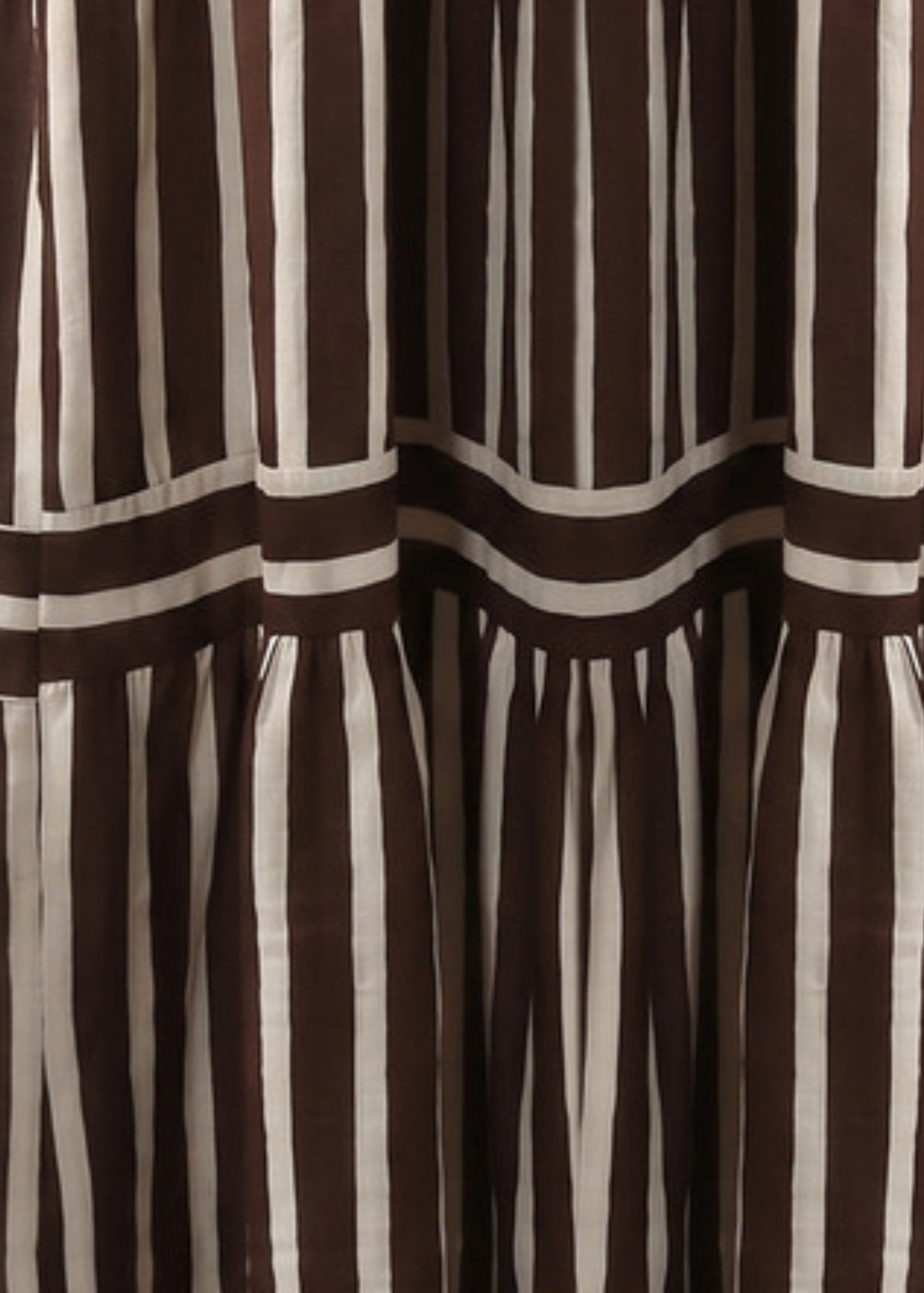 Pink/Red Striped Shirred Maxi Dress