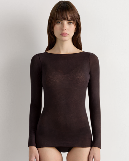 Cashmere Blend L/Sleeve Layering Top