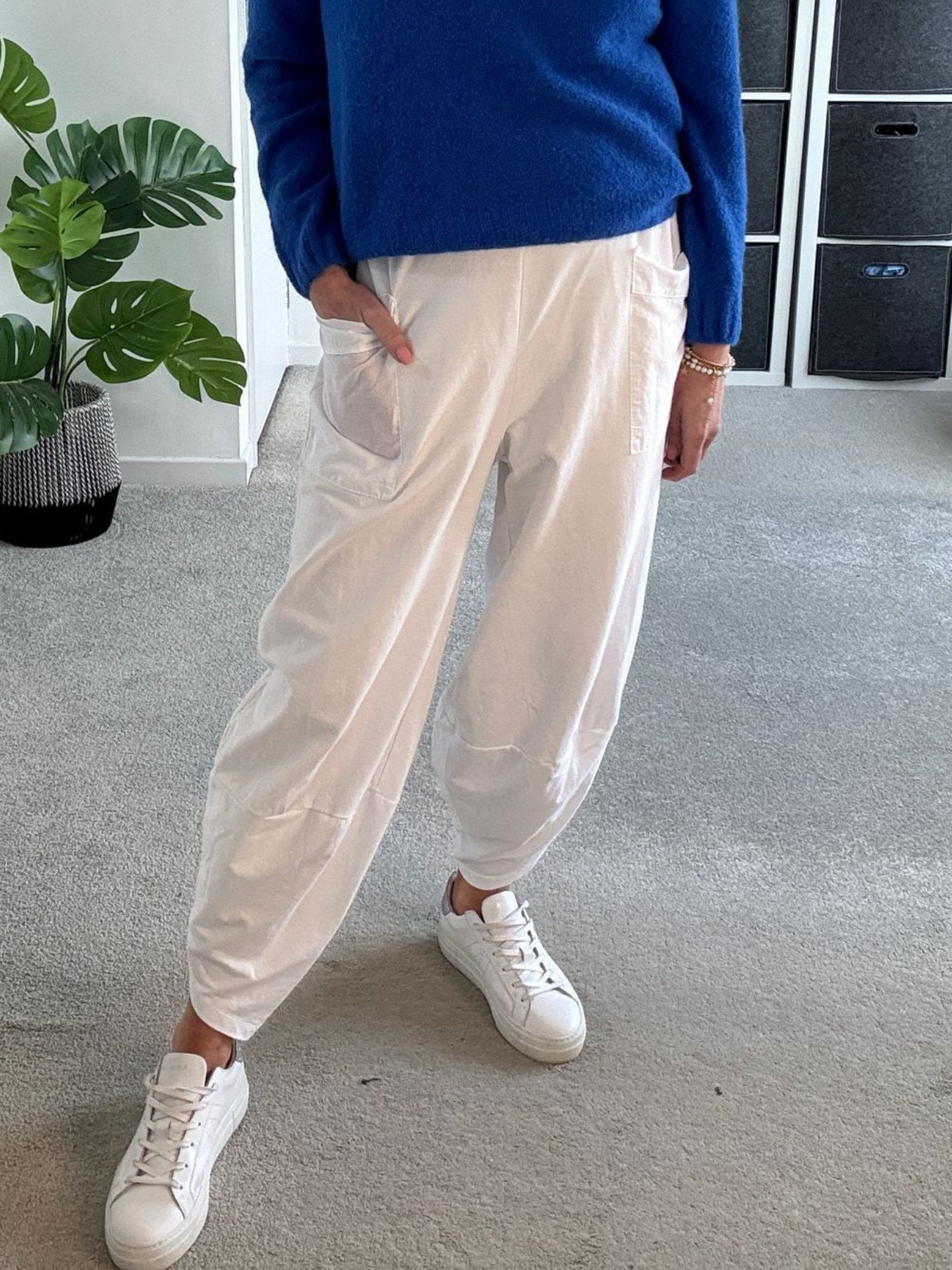 Khaki Leopard Slim Barrel Cargo Joggers