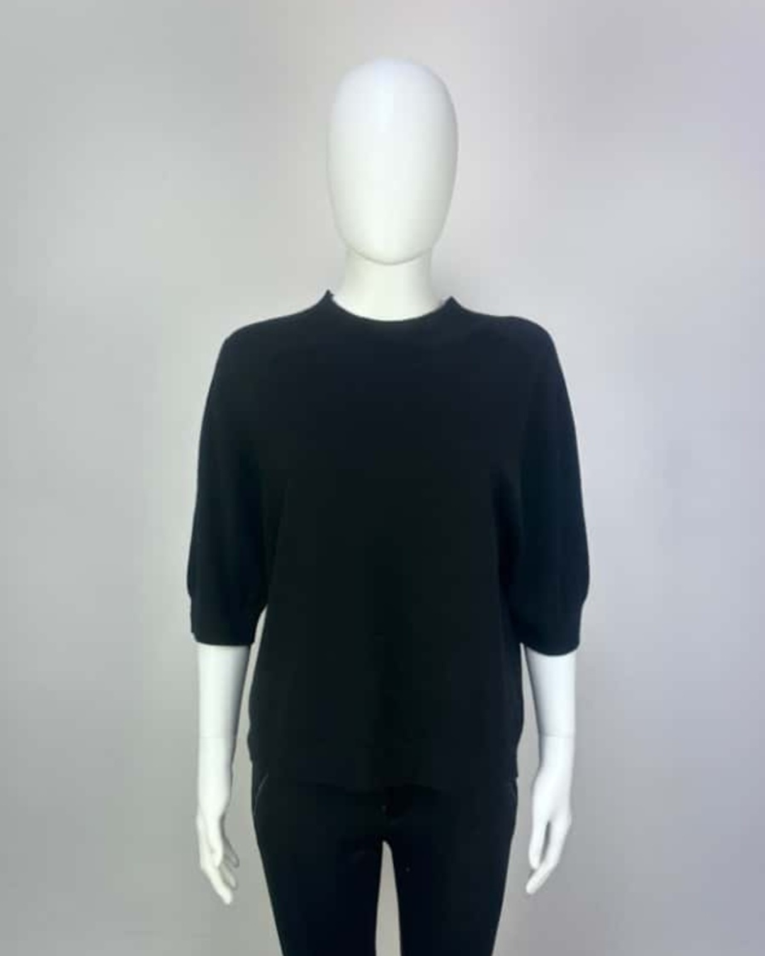 Baby Blue 3/4 Sleeve Lightweight Jumper