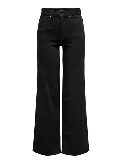 Madison Medium Blue High Waist Wide Leg Jeans