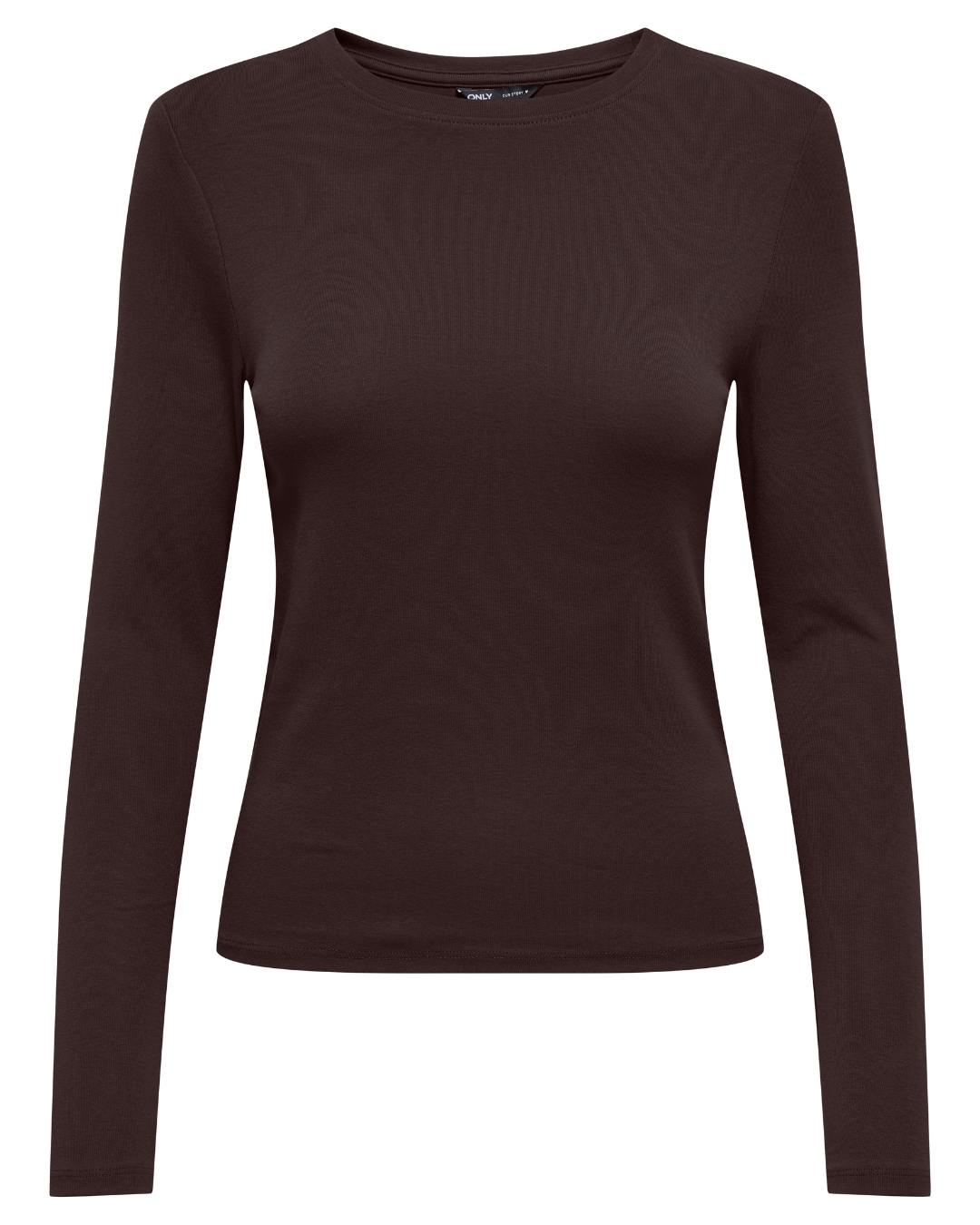 Wine Riley Basic Long Sleeve T Shirt