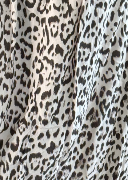 Stone/Black Plaited Strap Leopard Maxi Dress 🐆