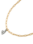 NEW Gold Fidelia Silver Heart Delicate Necklace