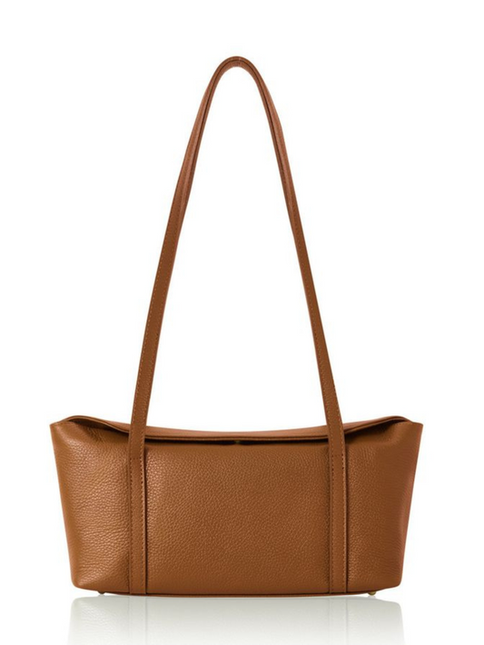 Dark Tan Medium Shoulder Bag -PRE ORDER