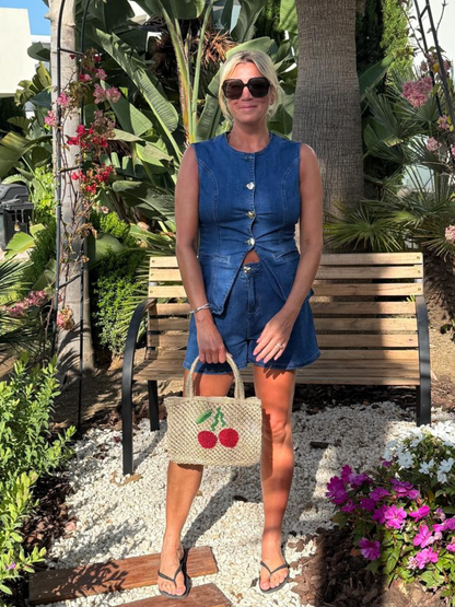 Denim Shorts Co Ord