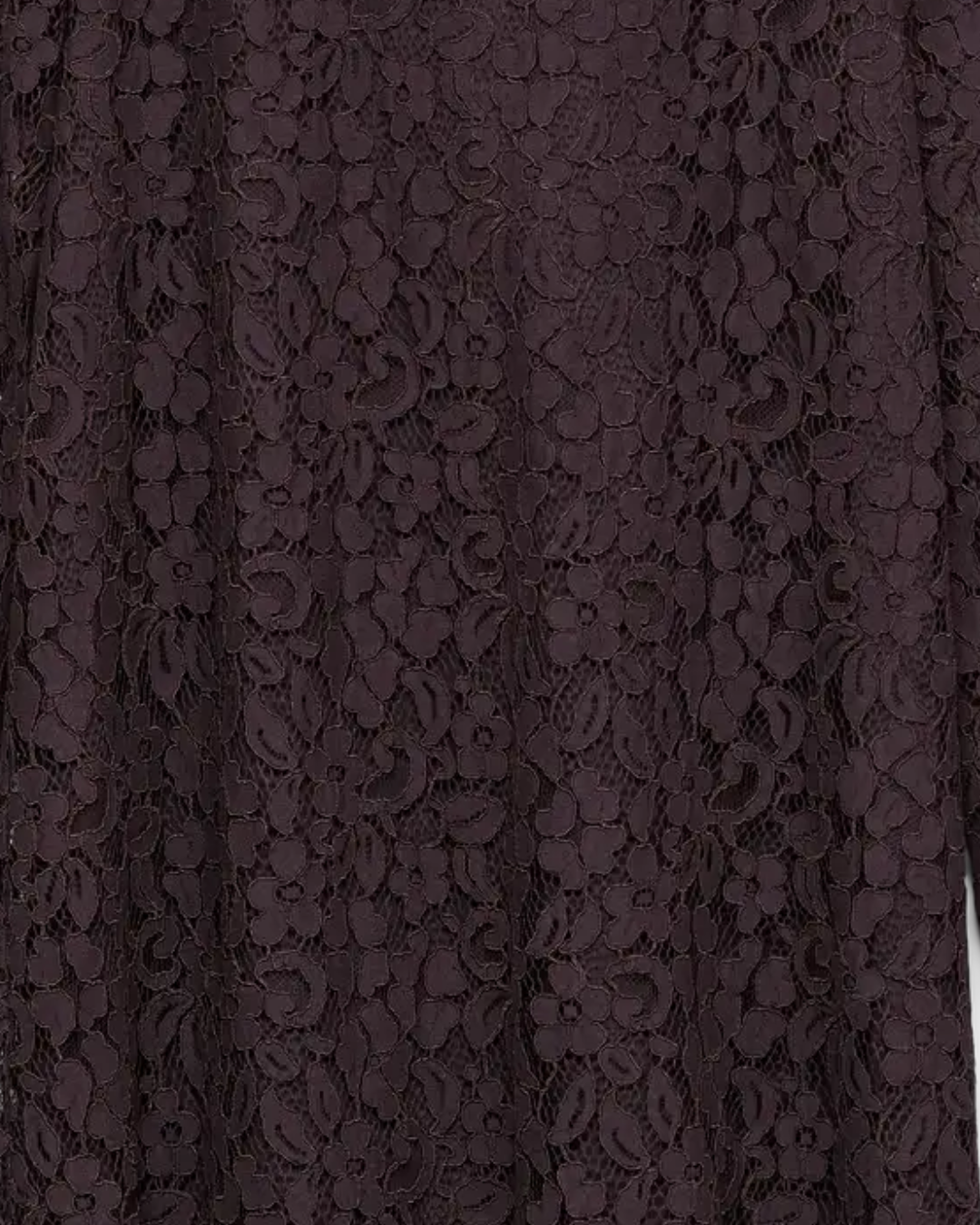 Uma Brown Fudge Lace Bow Back Dress