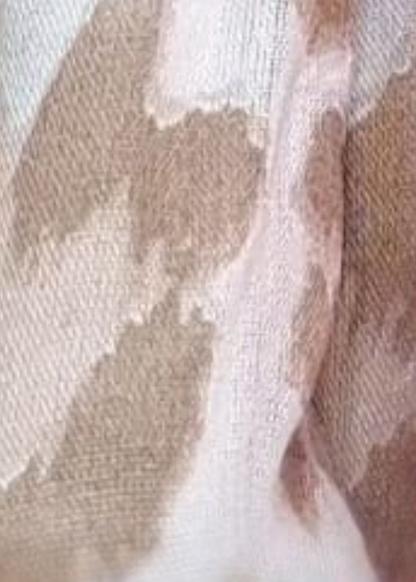Khaki/Orange Leopard Frill Sleeve Blouse