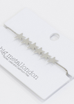 Gold Row of Stars Constellation Bracelet