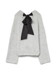 Elowen Grey Bow Jumper