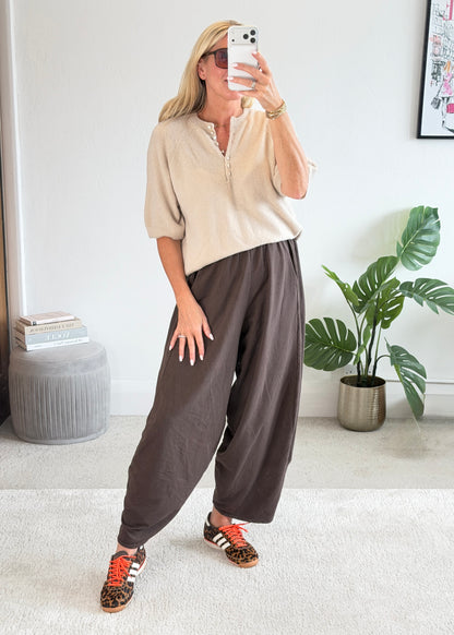 Chocolate Barrel Relaxed Fit Joggers
