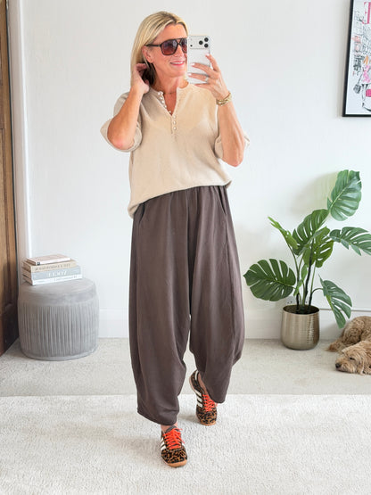 Chocolate Barrel Relaxed Fit Joggers