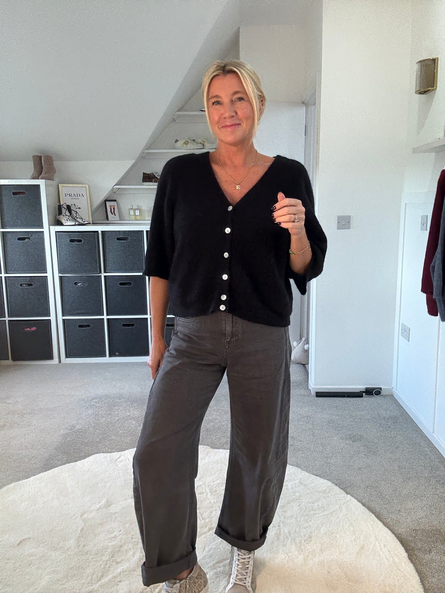 Half Sleeve Alpaca Mix Cardigan | 3 Colours