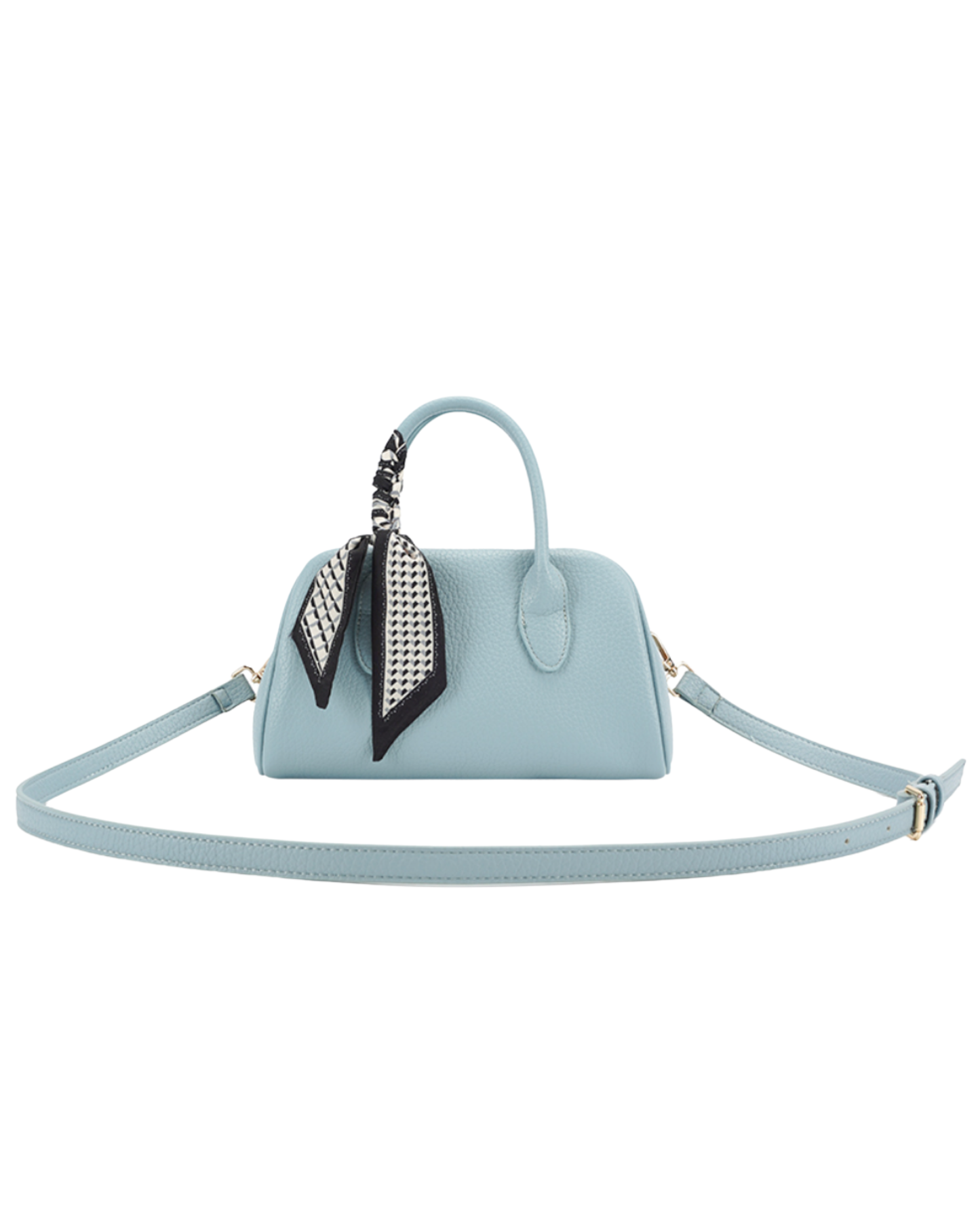 Pale Blue Scarf Bag