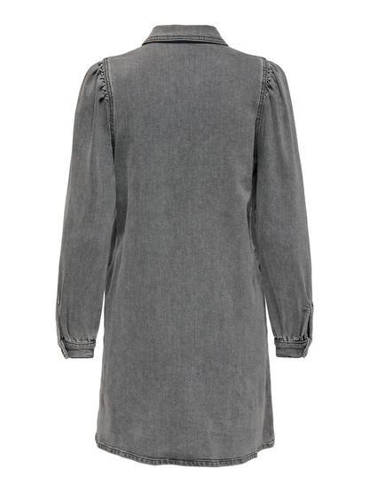 Alma Blue Denim Shirt Dress