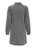 Alma Grey Denim Shirt Dress