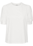 White Puff Sleeve T Shirt by VERO MODA