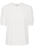 White Puff Sleeve T Shirt