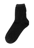 Black Sparkly Socks With Detachable Bee