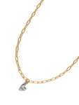 NEW Gold Fidelia Silver Heart Delicate Necklace