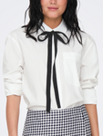 Moco White Shirt With Black Tie