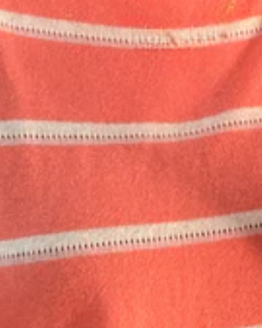 Coral Stripe Merino/Cashmere Mix Knit