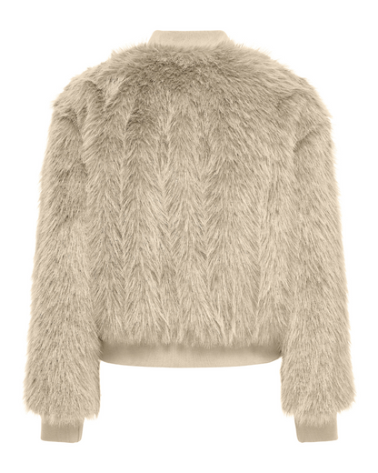 Manny Phantom Faux Fur Bomber Jacket