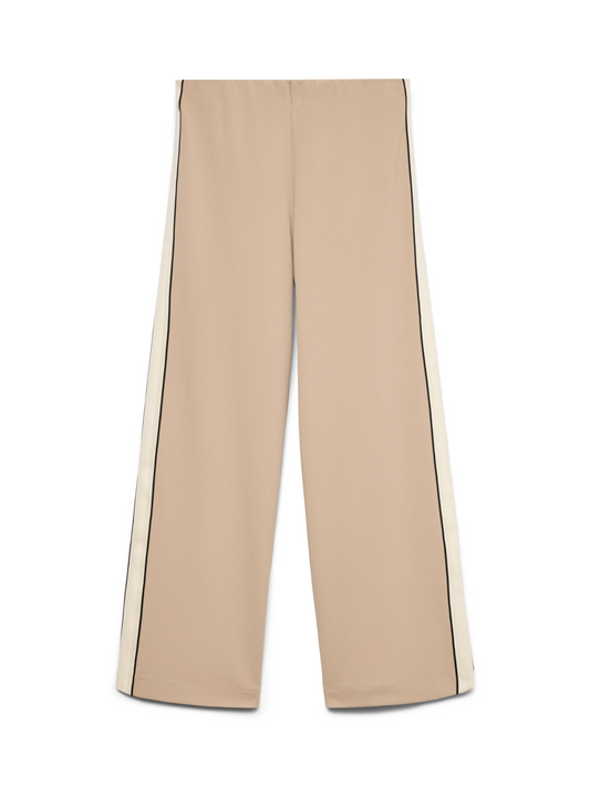 Berlin Mink Panel Wide Leg Trousers