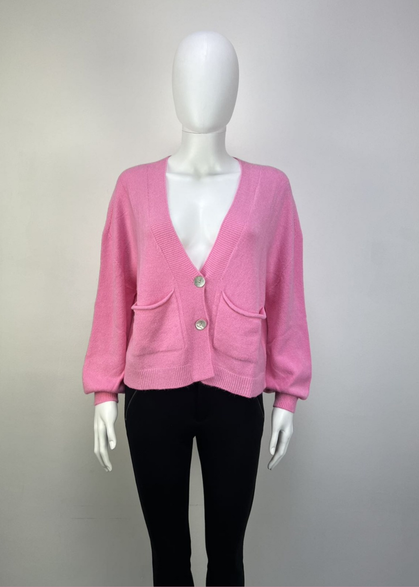 Navy 2 Button Cardigan