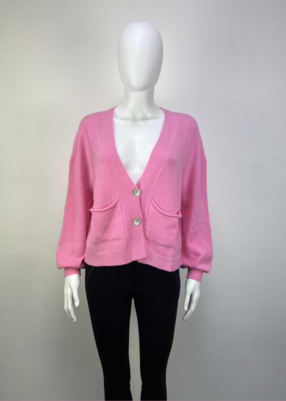 Navy 2 Button Cardigan