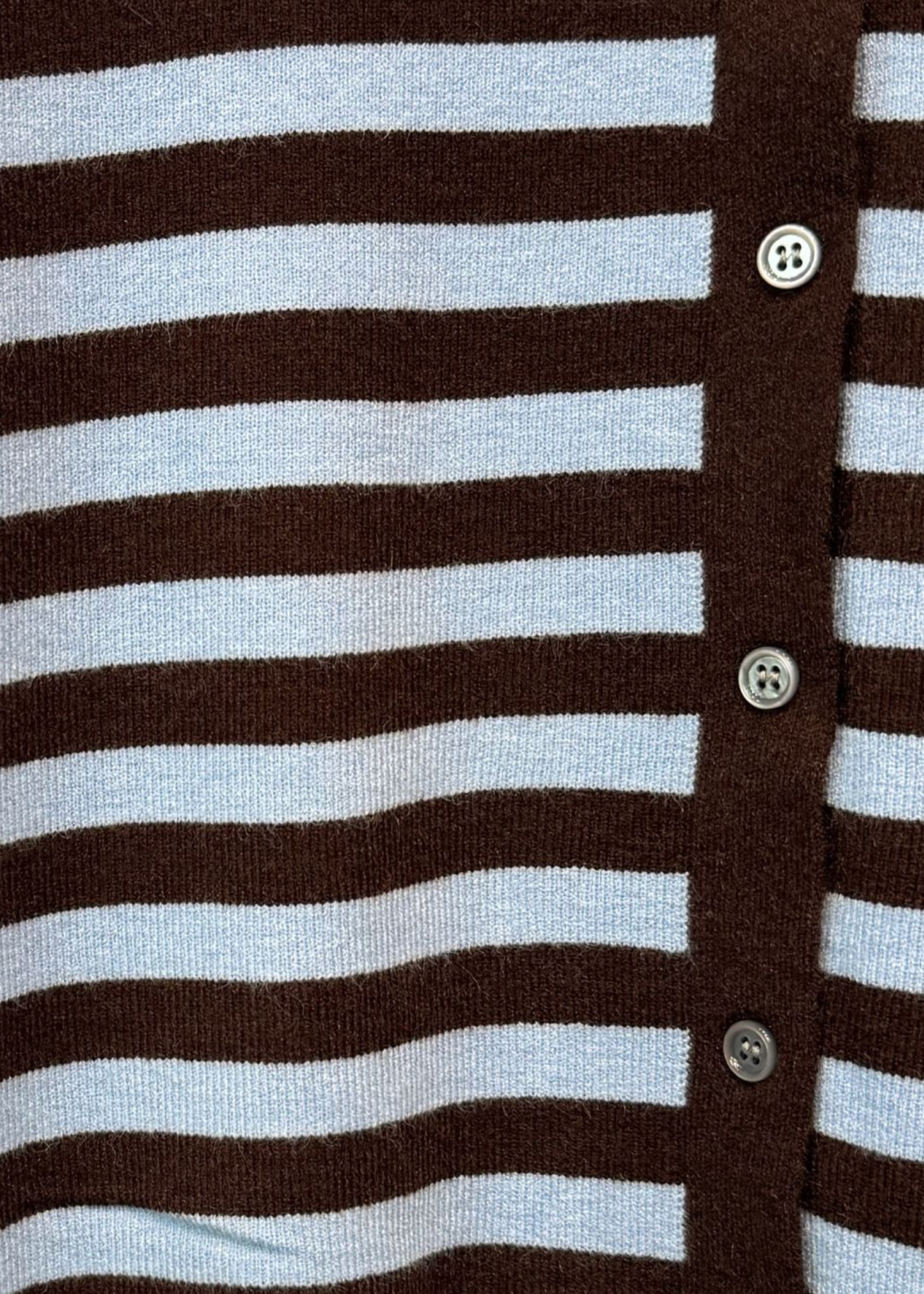 Pink/Red Stripe Knit Polo S/S Cardigan