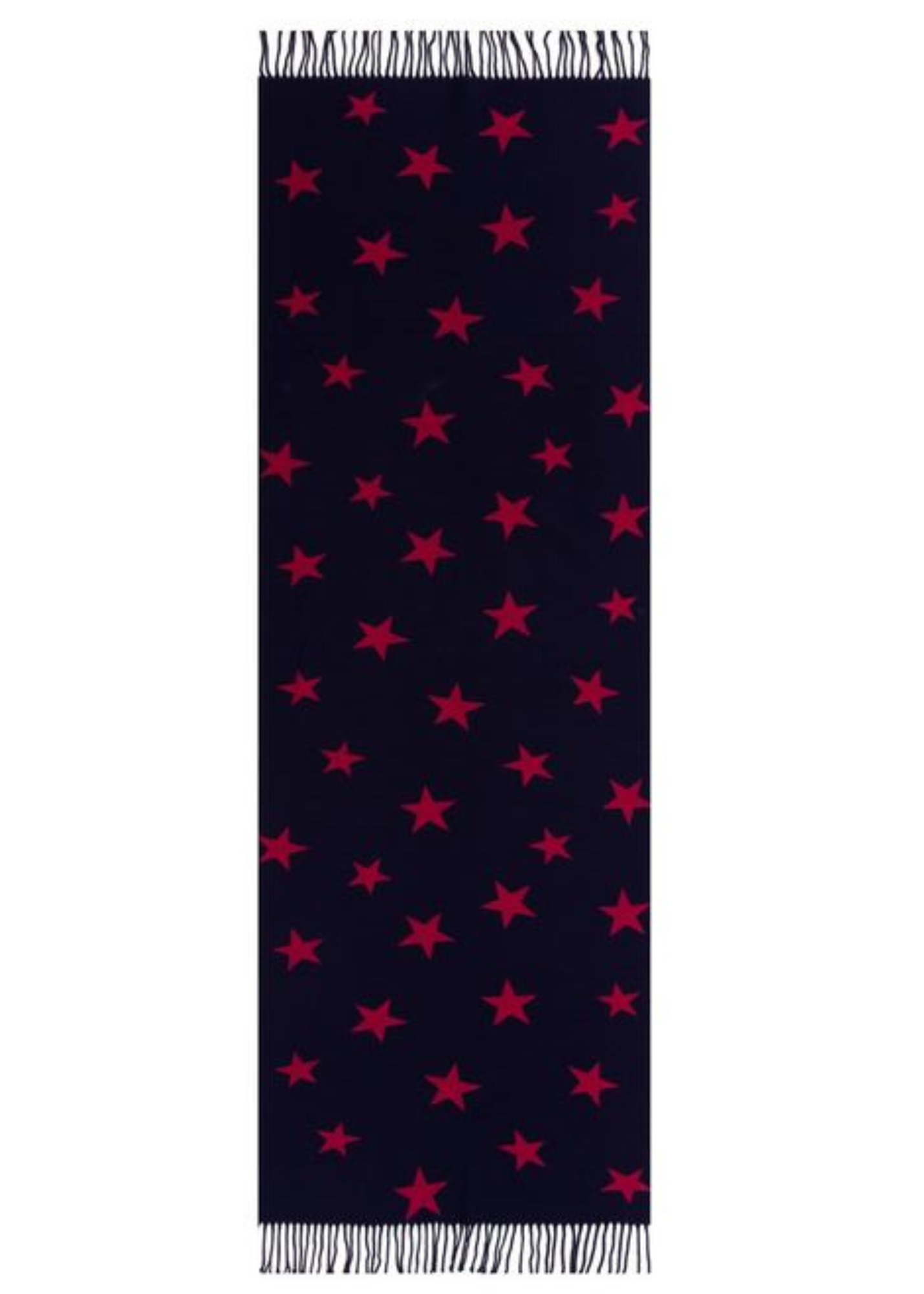Pink/Grey Star Print Scarf
