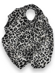 Camel/Gold Leopard Scarf