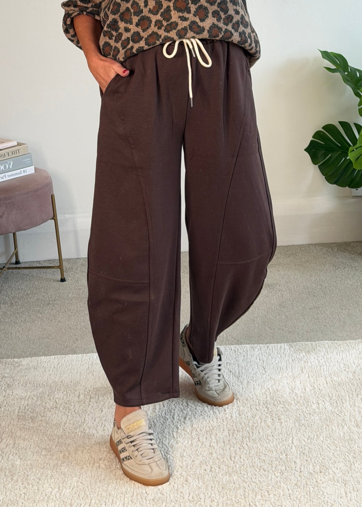 Black Barrel Joggers