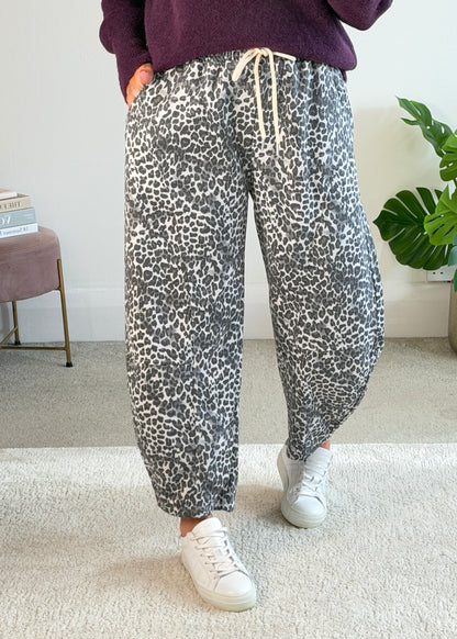 Black Barrel Joggers