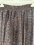 Leopard Print Tulle Skirt