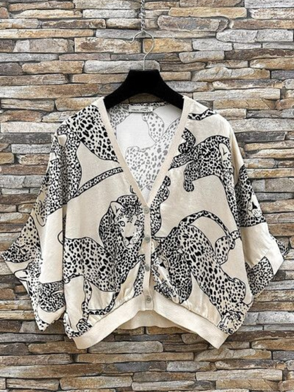 Giletta Puma Print Cardi/Jacket