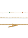 NEW Gold/Multi Camille 3 Layered Bracelet