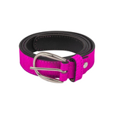 Pink Pony Skin Leather Belt