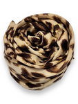 Camel/Gold Leopard Scarf