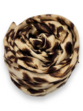 Camel/Gold Leopard Scarf