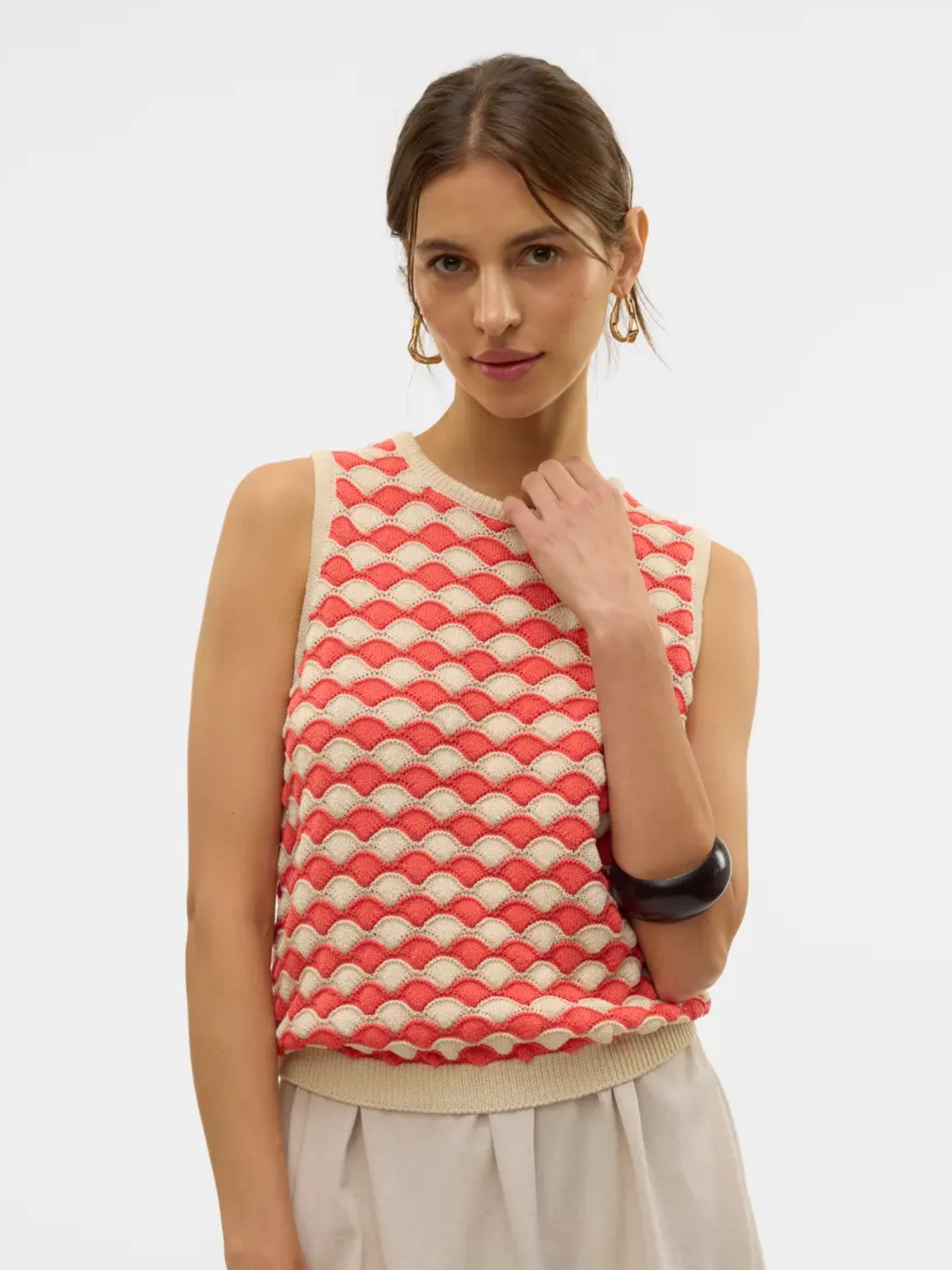 Carry Stone/Green Tank Top