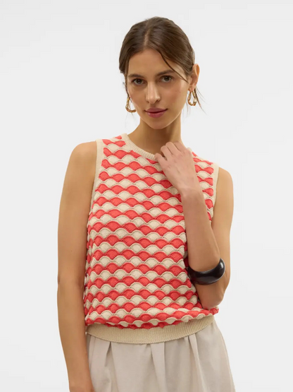 Carry Stone/Green Tank Top