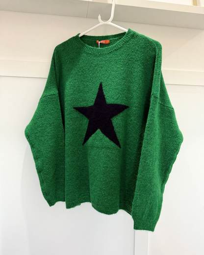 Cobalt/White Star Jumper