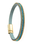 Blue Sparkle Cuff Bracelet